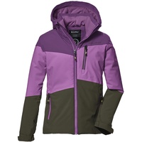 KILLTEC Mädchen Funktionsjacke mit Kapuze und Schneefang/Outdoorjacke ist wasserdicht