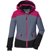 KILLTEC Mädchen Skijacke wasserdicht/Funktionsjacke mit Kapuze und Schneefang KSW
