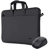 Trust Bologna Notebooktaschen-Maus-Set 16 Zoll Schwarz