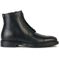 GEOX Stiefelette Stiefelette Glattleder - Schwarz