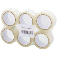 Logilink Verpackungsklebeband, 48 mm x 66 m, transparent, PP