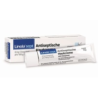 Linola sept Antiseptische Hautcreme mit Clioquinol