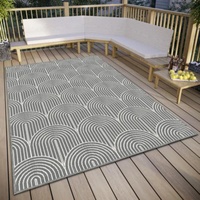 HANSE HOME Pangli Outdoor Teppich Wetterfest – Wendeteppich Skandinavischer