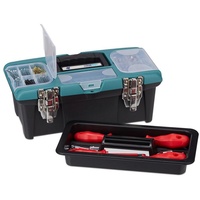 Relaxdays Werkzeugkoffer leer 1 St. schwarz