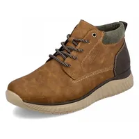 Rieker Schnürboots in aktueller Used-Optik braun