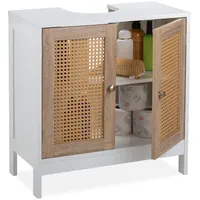 Relaxdays Relaxdays, Waschbeckenunterschrank, Waschbeckenunterschrank (60 x 30 x 61.50