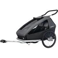 Croozer Kid Keeke 2 Kinderanhänger grau
