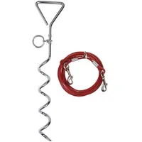PRO PLUS ProPlus 361857 Anlegespirale mit Kabelleine Erdhaken Grundanker
