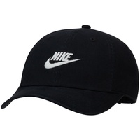 Nike Club Unstructured Futura Wash Cap Kinder 010 black/white