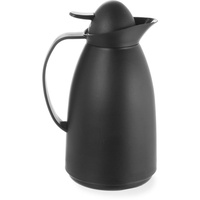 HENDI Isolierkanne mit Innenbehälter aus Glas, Kaffekanne, Termoskanne, Teekanne,