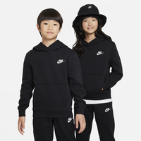 Nike Sportswear Club Fleece Hoodie Kinder 010 black/white M