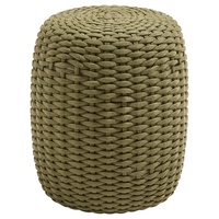 JAN KURTZ Moon Pouf aus Polyproylenseil - Olive