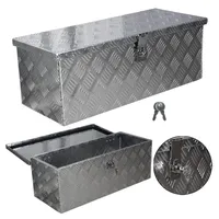 Trucky Truckbox Box Werkzeugkiste Anhängerbox Deichselbox 15 Größen Alumium,