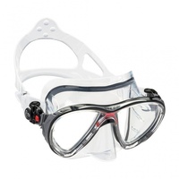 Cressi Big Eyes Evo Mask Clear/Red - Maske Big