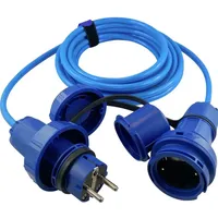 HAWA R7035 Strom Verlängerungskabel 16 A Blau 10.00 m
