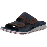 ROHDE Herren Pantoletten Clogs Leder Klettverschluss Brunello 5984, Größe:46