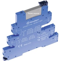 Finder 93.63.7.024 Relaissockel mit Haltebügel, mit LED, mit EMV-Entstörbeschaltung