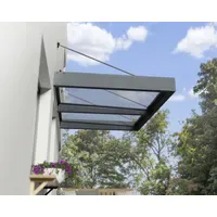 CANOPIA Vordach Sophia XL 192 x 140 cm grau