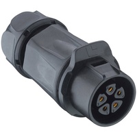 Lutronic 0262 02 Rundsteckverbinder Kupplung, gerade Gesamtpolzahl: 2 1