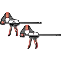 TOOLCRAFT Einhandzwinge 150 x 85 mm 2er Set 1544398-2