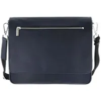 LEONHARD HEYDEN Montreal Messenger Leder 36 cm blau