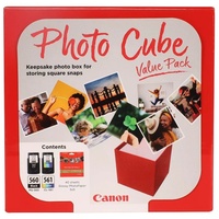 Canon PG-560/CL-561 Photo Cube Value Pack 5X5 PHOT PAPER(PP-201