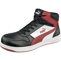 Puma Puma, Sicherheitsschuhe, Frontcourt Blk/Wht/Red Mid S3 (S3, 45