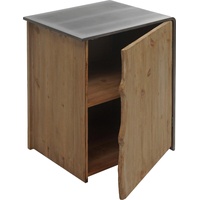 MCW Beistelltisch MCW-L76, Kommode Nachttisch Schrank, Industrial Massiv-Holz MVG