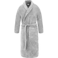 Normani Unisex Baumwoll-Bademantel 450 g/m2 Flee in Grau |