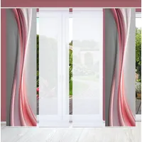 Home in green ELANIA Paneelwagen 4 Stk. tlg. SET