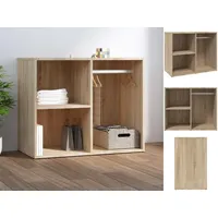 VidaXL Regal für Schminktisch Sonoma-Eiche 80x40x65 cm Holzwerkstoff