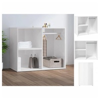 VidaXL Regal für Schminktisch Hochglanz-Weiß 80x40x65 cm Holzwerkstoff