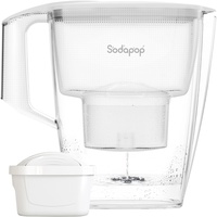 Sodapop Wasserfilter-Kanne Selina 1,5 Liter, weiß