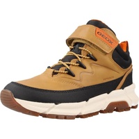 GEOX J FLEXYPER Plus Boy Ankle Boot, DK Yellow/Black,