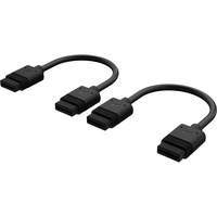 Corsair iCUE LINK Kabel, gerade, 100mm, schwarz, 2er-Pack (CL-9011121-WW)