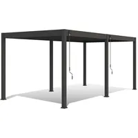 Weide Deluxe Pergola Voll Aluminium 3 x 6 m