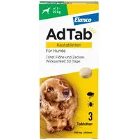 Elanco AdTab Kautabletten für Hunde 450 mg >11-22 kg