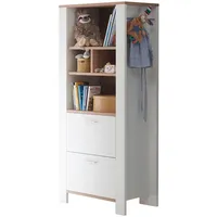 Mäusbacher Adele Beistellschrank Weiß matt lackiert - 63x155x44 cm