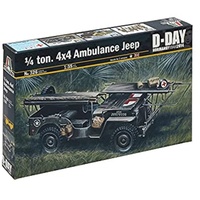 Italeri 1:35 1/4 Ton 4x4 Krankenwagen Jeep