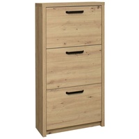 Mäusbacher Klapp Schuhschrank 3 Klappen Holzwerkstoff 64x129x24 cm -