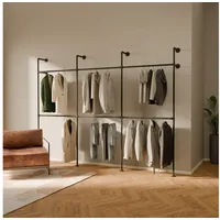 PAMO Garderobenständer KIM DOUBLE Schwarz