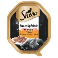 Sheba Sauce Collection 22x85 g Nassfutter mit Truthahn und