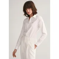 GANT Slim Stretch Oxford Langarmhemd White 42