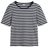 GANT T-Shirt - Weiß,Dunkelblau - S