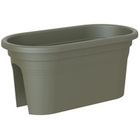 Artevasi Venezia Geländerkasten Dry Green olivgrün 60 cm Kunststoff,