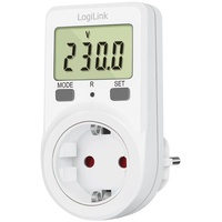 Logilink EM0002B Messgerät mit großem LCD-Display, Anzeige: Leistung in