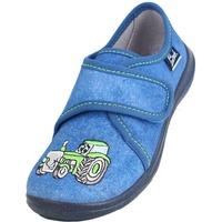 Beck Jungen tractor Niedrige Hausschuhe, Blau, 28 EU