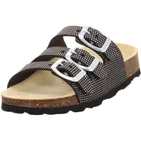 Superfit Mädchen FUSSBETTPANTOFFEL Hausschuhe, SCHWARZ 0010