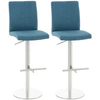 CLP Barhocker Cadiz (2er Set, 2 St., 2er), Stoffbezug,