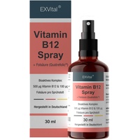 Exvital Vitamin B12 Spray mit Quatrefolic® Folsäure von EXVital